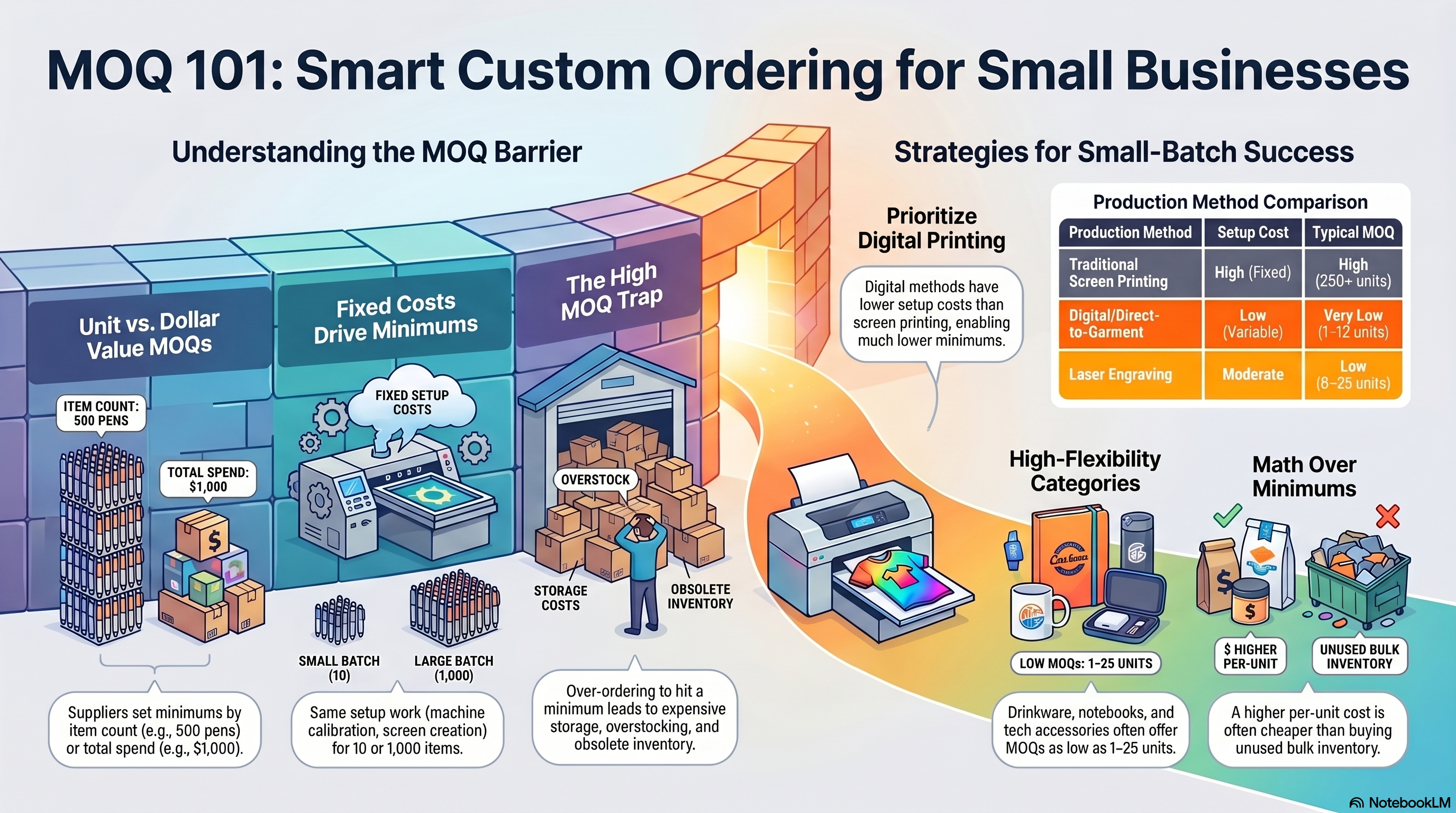 What Every Small Business Should Know About MOQ Infographic